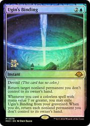 Ugin's Binding (Prerelease) (Modern Horizons 3)\nPromo: Date Stamped\nSingle\nMagic The Gathering