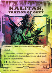 Kalitas, Traitor of Ghet (Secret Lair) (Showcase)\nPromo: General\nSingle\nMagic The Gathering