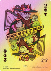 Rankle, Master of Pranks (Secret Lair) (Hand Drawn)\nPromo: General\nSingle\nMagic The Gathering