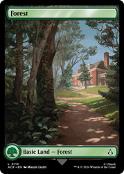 Forest (#110) (Full Art)\nAssassin's Creed\nSingle\nMagic The Gathering