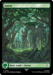 Forest (#109) (Full Art)\nAssassin's Creed\nSingle\nMagic The Gathering