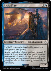Lydia Frye\nAssassin's Creed\nSingle\nMagic The Gathering