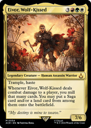 Eivor, Wolf-Kissed\nAssassin's Creed\nSingle\nMagic The Gathering