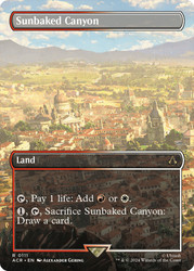 Sunbaked Canyon (Borderless)\nAssassin's Creed - Variants\nSingle\nMagic The Gathering