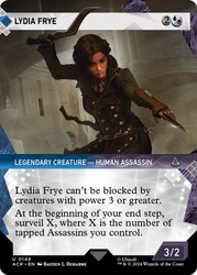 Lydia Frye (Showcase)\nAssassin's Creed - Variants\nSingle\nMagic The Gathering