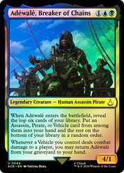 Adewale, Breaker of Chains\nAssassin's Creed\nSingle\nMagic The Gathering