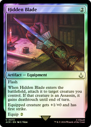 Hidden Blade\nAssassin's Creed\nSingle\nMagic The Gathering