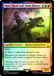 Mary Read and Anne Bonny\nAssassin's Creed\nSingle\nMagic The Gathering