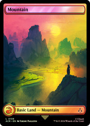 Mountain (#108) (Full Art)\nAssassin's Creed\nSingle\nMagic The Gathering