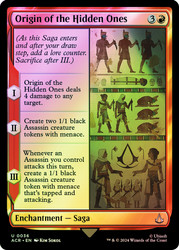 Origin of the Hidden Ones\nAssassin's Creed\nSingle\nMagic The Gathering