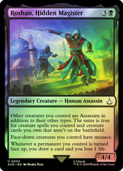 Roshan, Hidden Magister\nAssassin's Creed\nSingle\nMagic The Gathering