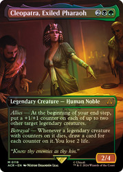 Cleopatra, Exiled Pharaoh (Borderless)\nAssassin's Creed - Variants\nSingle\nMagic The Gathering