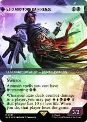 Ezio Auditore da Firenze (#131) (Showcase)\nAssassin's Creed - Variants\nSingle\nMagic The Gathering
