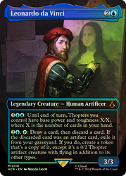 Leonardo da Vinci (Borderless)\nAssassin's Creed - Variants\nSingle\nMagic The Gathering