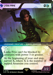 Lydia Frye (Showcase)\nAssassin's Creed - Variants\nSingle\nMagic The Gathering