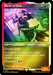 Bayek of Siwa (Foil Etched)\nAssassin's Creed - Alternate Foil\nSingle\nMagic The Gathering