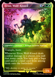 Eivor, Wolf-Kissed (Foil Etched)\nAssassin's Creed - Alternate Foil\nSingle\nMagic The Gathering