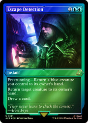 Escape Detection (Foil Etched)\nAssassin's Creed - Alternate Foil\nSingle\nMagic The Gathering