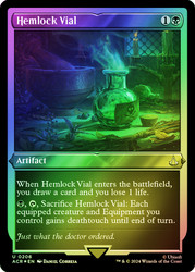 Hemlock Vial (Foil Etched)\nAssassin's Creed - Alternate Foil\nSingle\nMagic The Gathering