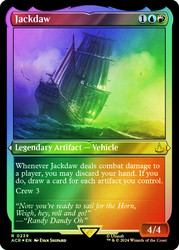 Jackdaw (Foil Etched)\nAssassin's Creed - Alternate Foil\nSingle\nMagic The Gathering