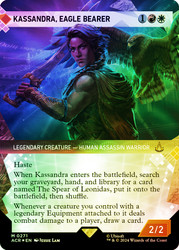 Kassandra, Eagle Bearer (Showcase) (Textured Foil)\nAssassin's Creed - Alternate Foil Variants\nSingle\nMagic The Gathering