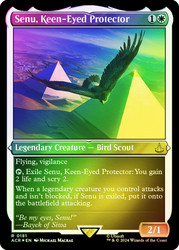 Senu, Keen-Eyed Protector (Foil Etched)\nAssassin's Creed - Alternate Foil\nSingle\nMagic The Gathering