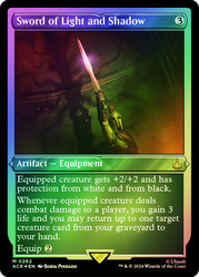 Sword of Light and Shadow (Foil Etched)\nAssassin's Creed - Alternate Foil\nSingle\nMagic The Gathering