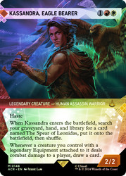 Kassandra, Eagle Bearer (Showcase)\nAssassin's Creed - Variants\nSingle\nMagic The Gathering
