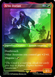 Arno Dorian (Foil Etched)\nAssassin's Creed - Alternate Foil\nSingle\nMagic The Gathering