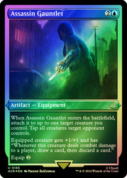 Assassin Gauntlet (Foil Etched)\nAssassin's Creed - Alternate Foil\nSingle\nMagic The Gathering