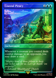 Coastal Piracy (Foil Etched)\nAssassin's Creed - Alternate Foil\nSingle\nMagic The Gathering