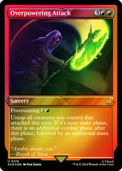 Overpowering Attack (Foil Etched)\nAssassin's Creed - Alternate Foil\nSingle\nMagic The Gathering