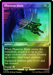 Phantom Blade (Foil Etched)\nAssassin's Creed - Alternate Foil\nSingle\nMagic The Gathering