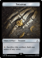 {Treasure Token}\nAssassin's Creed\nSingle\nMagic The Gathering