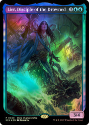 Lier, Disciple of the Drowned (Store Championship) (Textless)\nPromo: General\nSingle\nMagic The Gathering