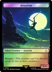 {Assassin Token} // {Copy Token}
Assassin's Creed
Single
Magic: The Gathering