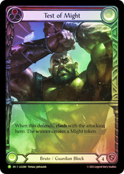 Test of Might Singles