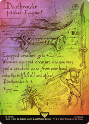 Deathrender (Secret Lair) (Assassin's Creed) (Hand Drawn)\nPromo: General\nSingle\nMagic The Gathering