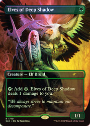 Elves of Deep Shadow (Secret Lair) (Borderless)\nPromo: General\nSingle\nMagic The Gathering
