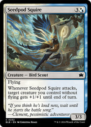 Seedpod Squire\nBloomburrow\nSingle\nMagic The Gathering