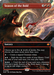 Season of the Bold (Borderless)\nBloomburrow - Variants\nSingle\nMagic The Gathering