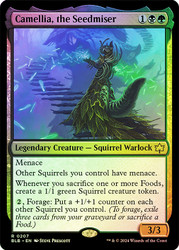 Camellia, the Seedmiser\nBloomburrow\nSingle\nMagic The Gathering