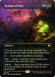 Season of Loss (Borderless)\nBloomburrow - Variants\nSingle\nMagic The Gathering
