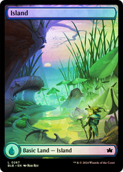Island (#267) (Full Art)\nBloomburrow\nSingle\nMagic The Gathering