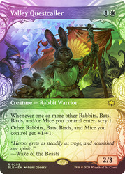 Valley Questcaller (Showcase)\nBloomburrow - Variants\nSingle\nMagic The Gathering