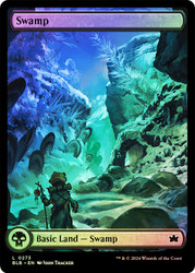 Swamp (#273) (Full Art)\nBloomburrow\nSingle\nMagic The Gathering