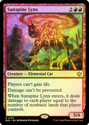 Sunspine Lynx\nBloomburrow\nSingle\nMagic The Gathering