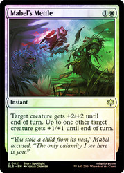 Mabel's Mettle\nBloomburrow\nSingle\nMagic The Gathering