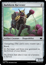 Barkform Harvester\nBloomburrow\nSingle\nMagic The Gathering