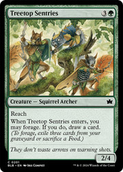 Treetop Sentries\nBloomburrow\nSingle\nMagic The Gathering